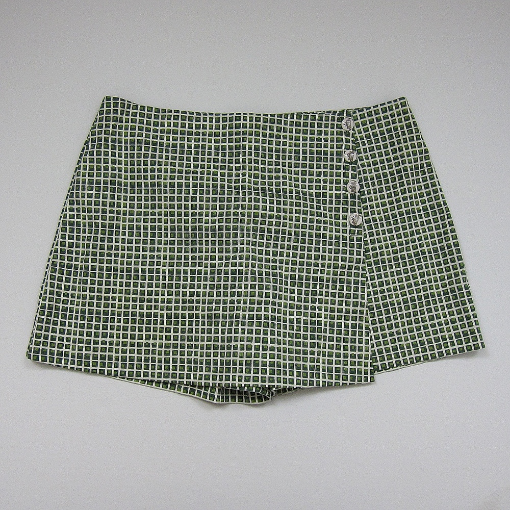 Tory Burch Marlene Faux-Wrap Textured Skort NWT